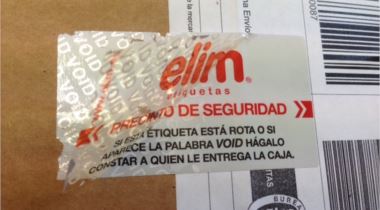 Etiquetas de seguridad